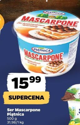Ser Mascarpone Piątnica promocja w Netto