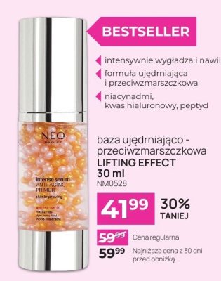 Baza ujędrniająco-przeciwzmarszczkowa LIFTING EFFECT NM0528 promocja w NEONAIL & NEO MAKE UP