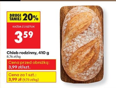 Chleb rodzinny, 410 g promocja w Biedronka