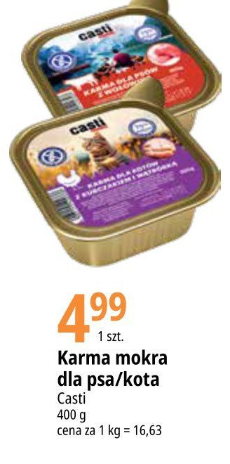 Karma dla kota premium Casti promocja