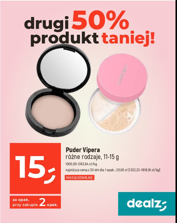 Puder z lusterkiem VIPERA FACE promocja