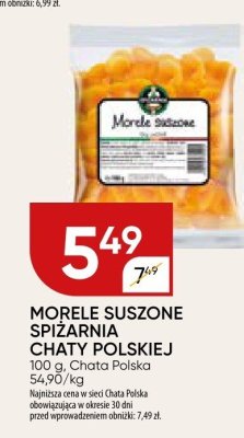Morele suszone spiżarnia Chaty Polskiej promocja w Chata Polska