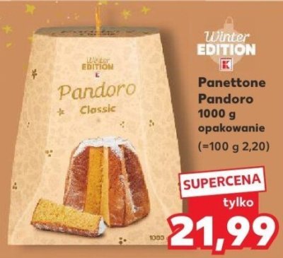 Panettone Pandoro promocja w Kaufland