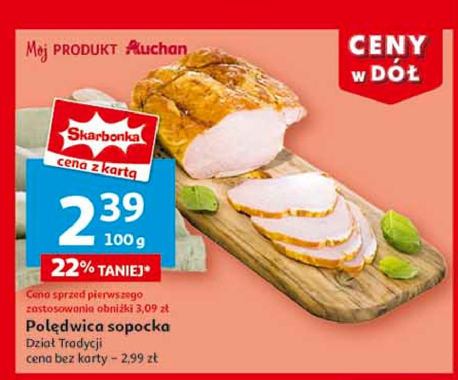 Polędwica sopocka promocja w Auchan