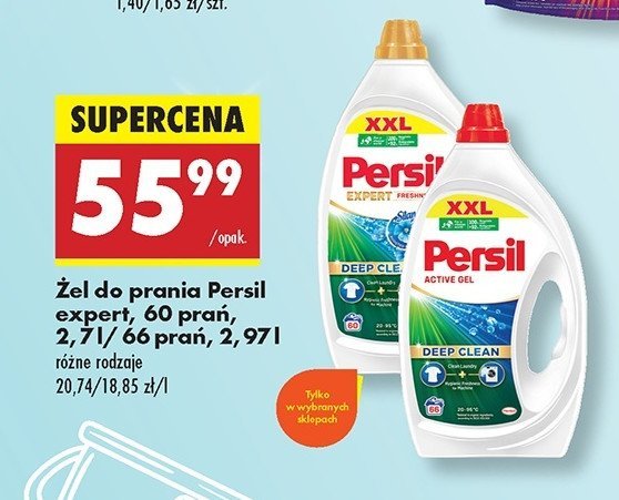 Żel do prania freshness by silan Persil expert promocja