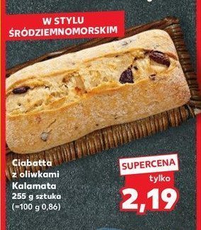 Ciabatta z oliwkami kalamata promocja w Biedronka