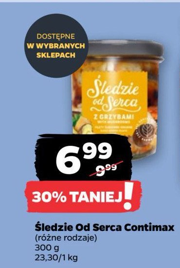 Filety śledziowe z grzybami Śledzie od serca promocja w Netto