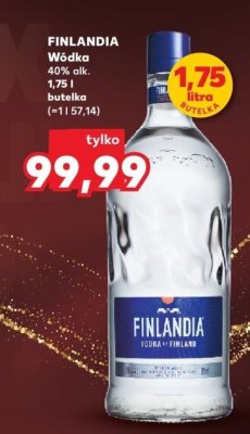 Wódka FINLANDIA 40% alk. 1,75 l  promocja w Kaufland