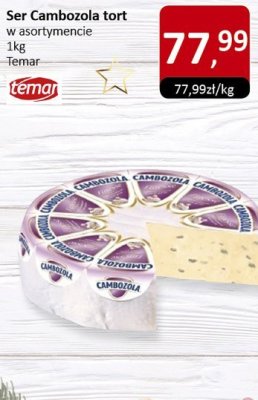 Ser Cambozola tort w asortymencie 1kg Temar promocja w Market Point