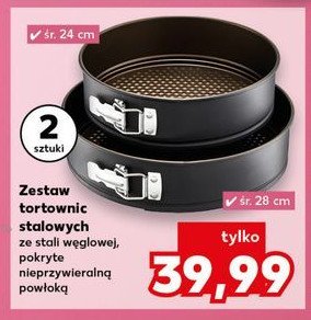 Tortownica 24 cm + 28 cm promocja w Kaufland