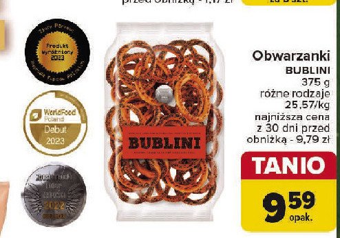 Obwarzanki bublini z makiem Sofio promocja