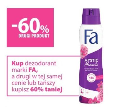 Dezodorant Fa Mystic Moments promocja w Hebe