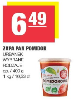 Zupa pan pomidor Urbanek wybrane rodzaje promocja w SPAR