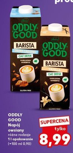 Napój owsiany barista wanilia Oddly good promocja