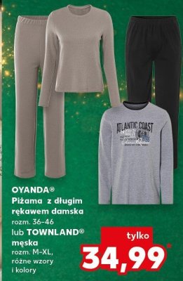 Piżama męska TOWNLAND promocja w Kaufland