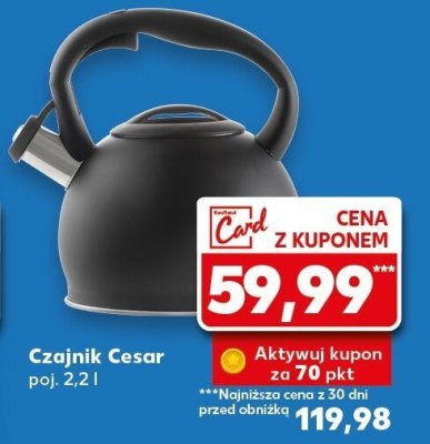 Czajnik Cesar poj. 2,2 l z linii Cesar marki Ambition promocja w Kaufland