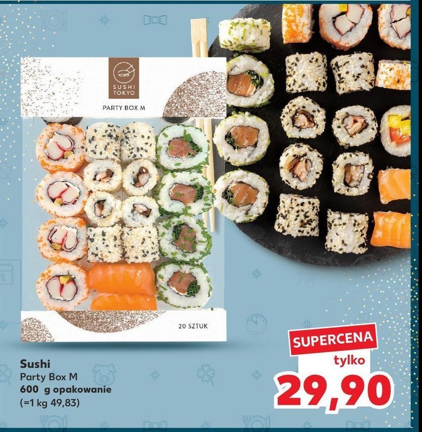 Sushi party box m Tokyo sushi promocja