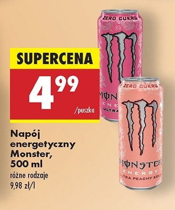 Napój energetyczny MONSTER ENERGY ULTRA ROSA promocja