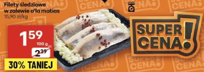 Filety śledziowe w zalewie a'la matias promocja w Delikatesy Centrum