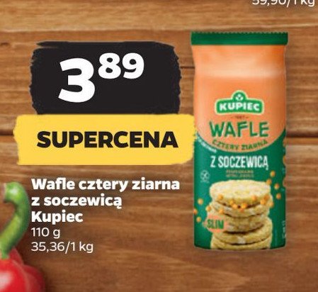 Wafle z soczewicą Kupiec promocja