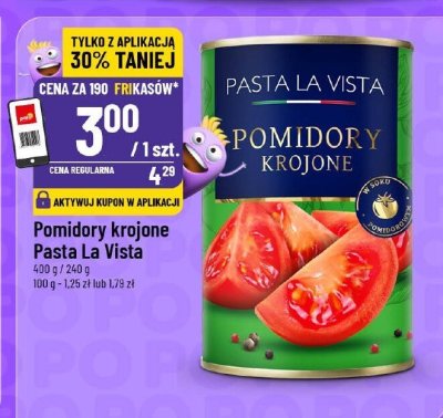 Pomidory krojone Pasta La Vista promocja w POLOmarket