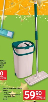 Mop płaski z wiadrem Handy promocja w Selgros