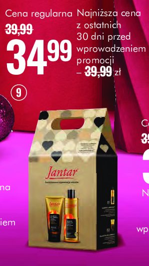 Zestaw w pudełku: szampon 330 ml + galaretka laminująca 150 ml Farmona jantar promocja w Super-Pharm