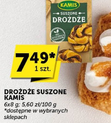 Drożdże suszone Kamis promocja w Groszek