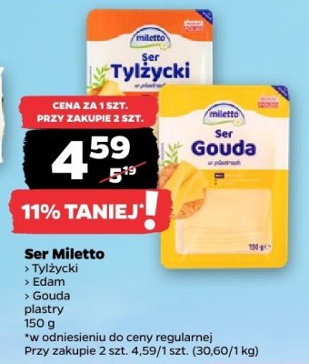 Ser Miletto Tylżycki promocja w Netto