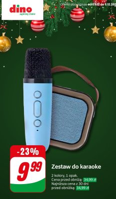 Zestaw do karaoke Dino promocja w Dino
