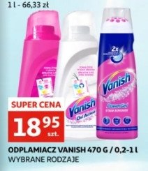 Skoncentrowany odplamiacz w żelu Vanish gold power gel promocja