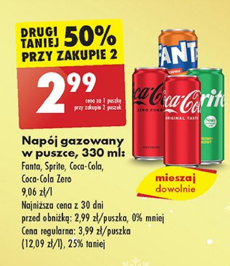 Napój Coca-cola promocja w Biedronka