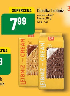 Ciastka keks & cream choco Leibniz Leibniz bahlsen promocja