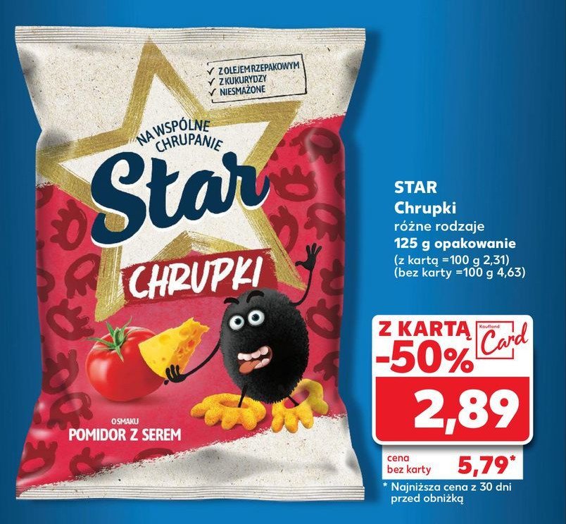 Chrupki pomidor z serem Star chips promocja