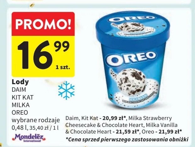 Lody Daim ice cream promocja