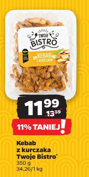 Kebeb z kurczaka TWOJE BISTRO promocja