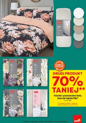Pościel i prześcieradła Zavio drugi -70% promocja w POLOmarket