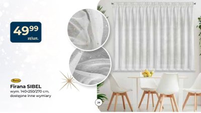 Firana SIBEL 140×250/270 cm promocja w PSB Mrówka