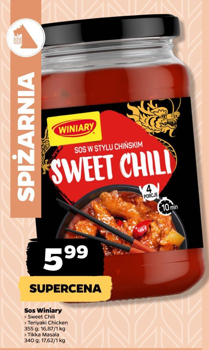 Sos teriyaki chicken Winiary promocja w Netto