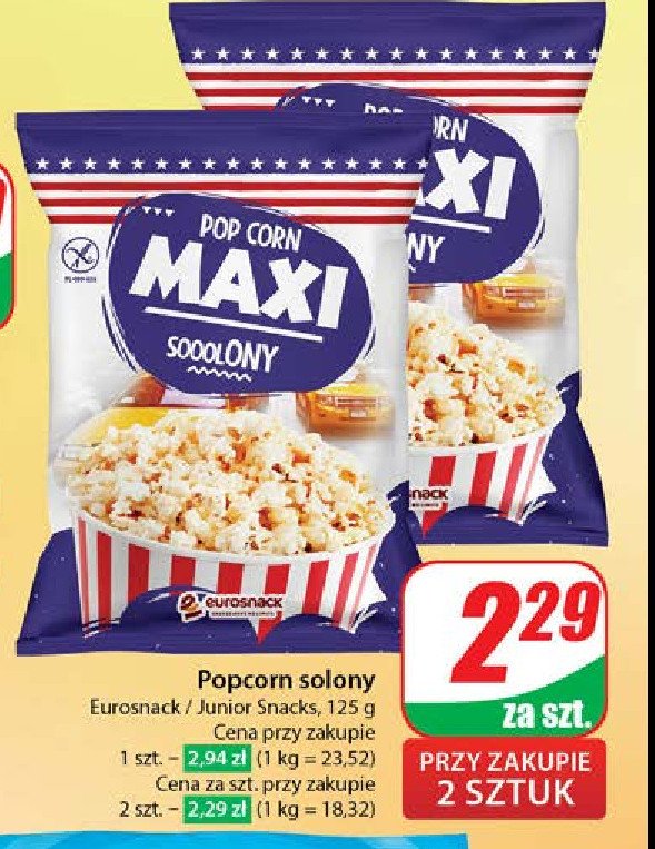 Popcorn solony JUNIOR promocja