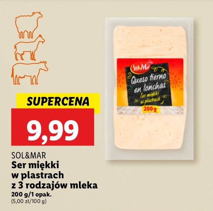 Ser miękki w plastrach Sol&mar promocja