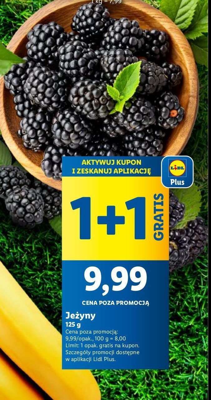 Jeżyny promocja w Lidl