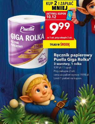 Ręcznik papierowy Puella Giga Rolka promocja w LEWIATAN