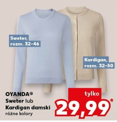Kardigan damski promocja w Kaufland