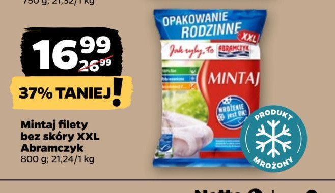 Mintaj filet bez skóry Abramczyk promocja