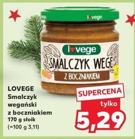 Smalczyk z boczniakami Sante i love vege promocja w Kaufland