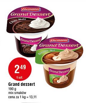 Deser double nut Ehrmann grand dessert promocja