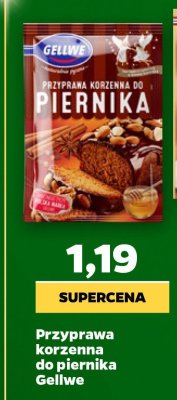 Przyprawa korzenna do piernika Gellwe promocja w Netto