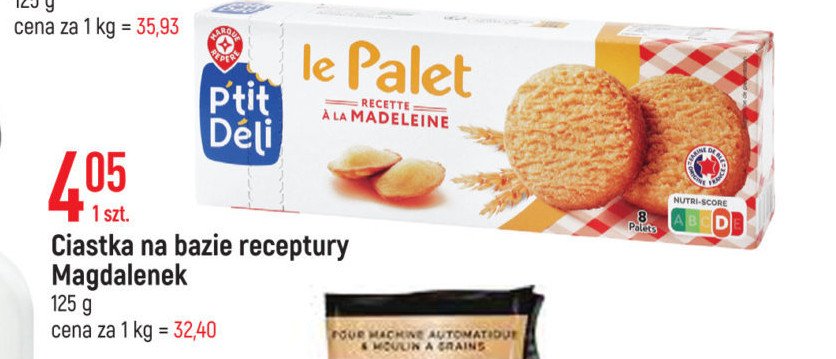 Ciastka magdalenki Wiod膮ca marka p'tit deli promocja