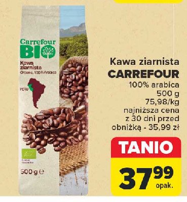 Kawa peru Carrefour bio promocja